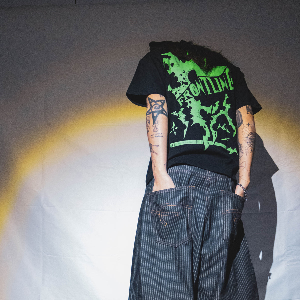 "frontline matrix" - oversized tee